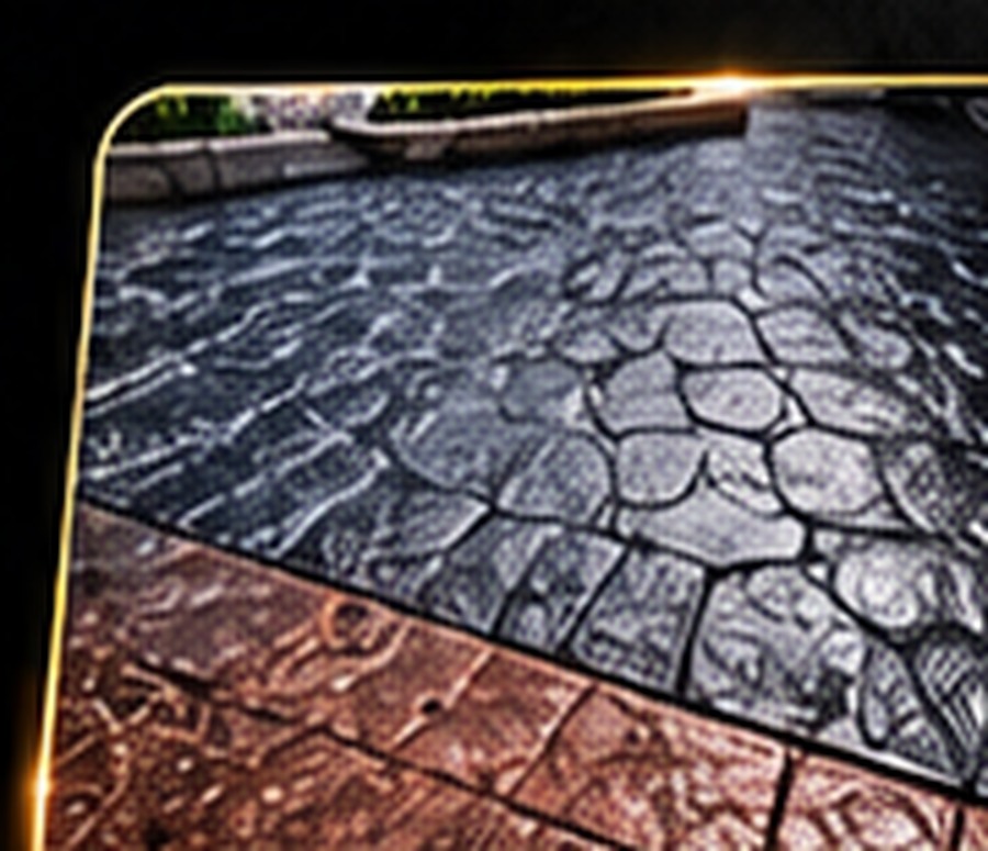 Stamped concrete